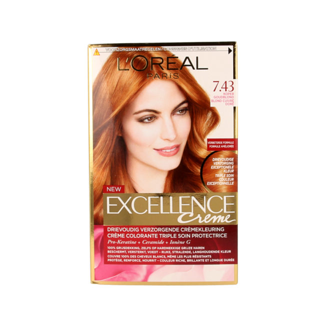 Excellence Excellence 7.43 Miedziany Złoty Blond 1 Zestaw