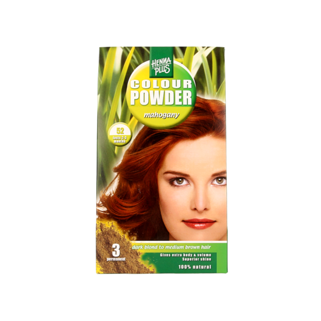Henna Plus Colour powder 52 mahogany 100 Gram