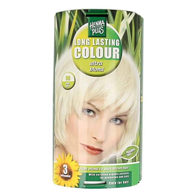 Henna Plus Farba długotrwała 00 blond coupe soleil 140 mililitrów