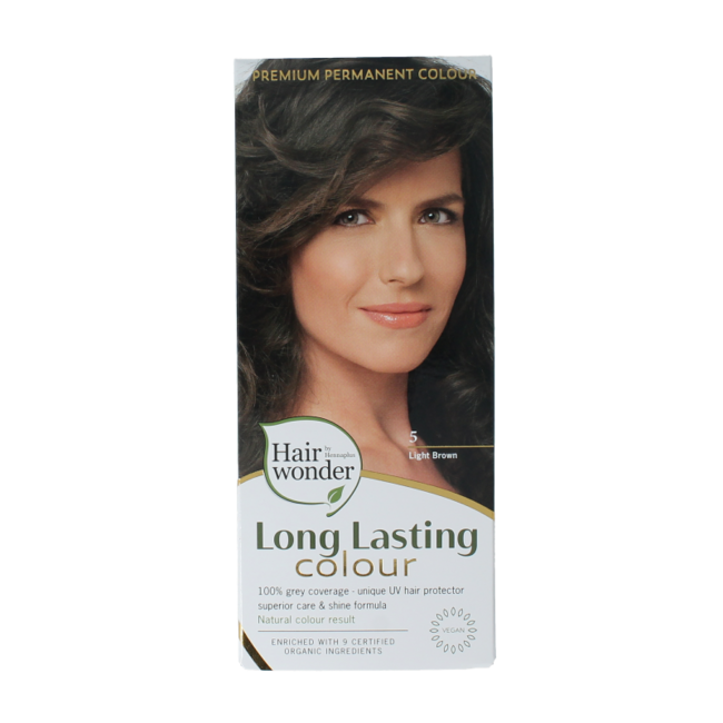 Henna Plus Long Lasting Colour 5 castaño claro 100 ml