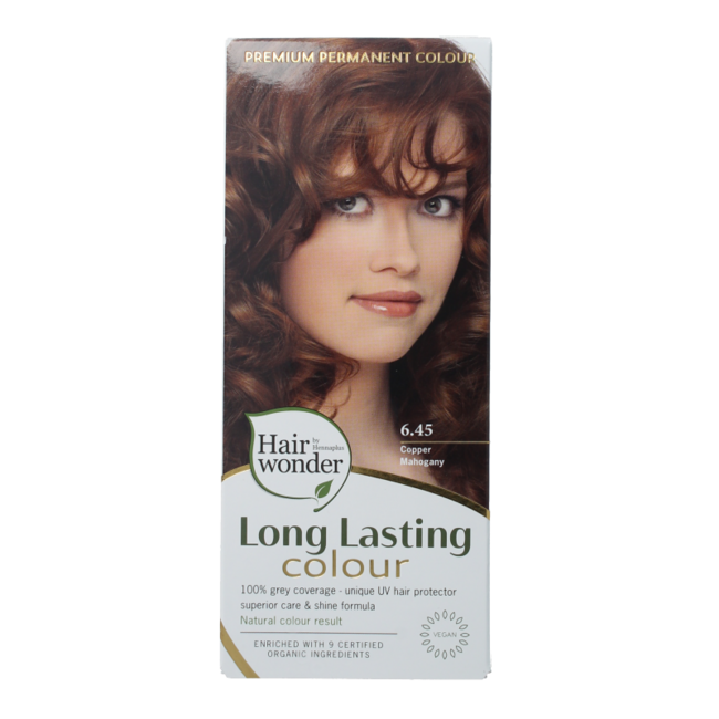 Henna Plus Long lasting colour 6.45 copper mahogany 100 Milliliter