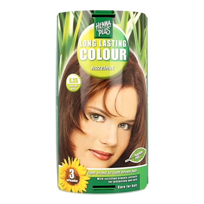 Henna Plus Long lasting colour 6.35 hazelnut 100 Milliliter