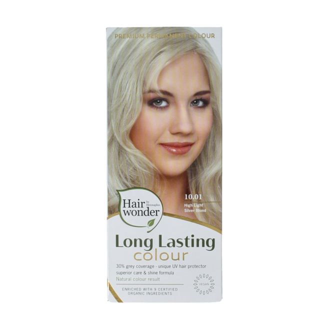 Henna Plus Farba długotrwała 10.01 srebrny blond 100 Mililitrów