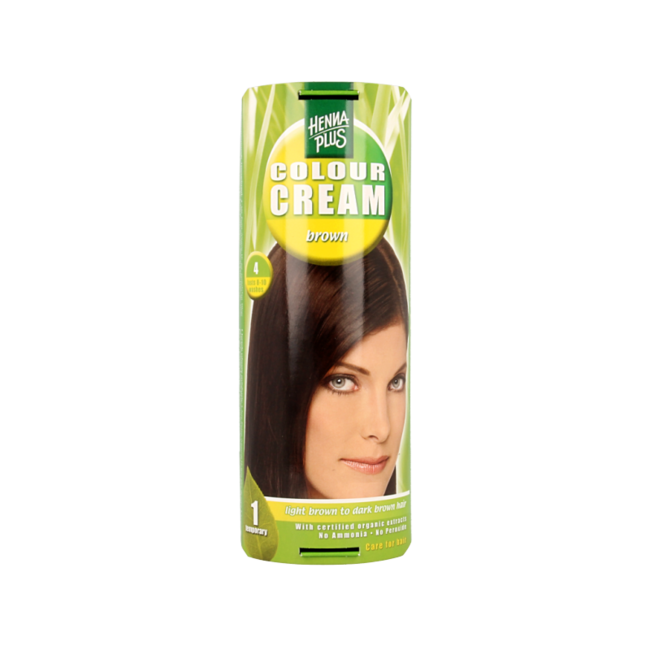 Henna Plus Colour Cream 4 Brown 60 Millilitre