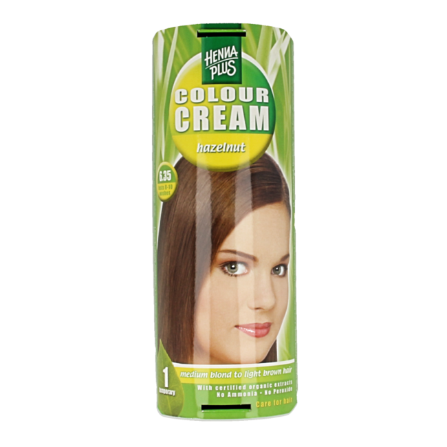 Henna Plus Colour Cream 6.35 Haselnuss 60 Milliliter
