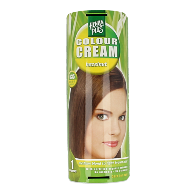 Henna Plus Colour Cream 6.35 Hazelnut 60 Millilitre