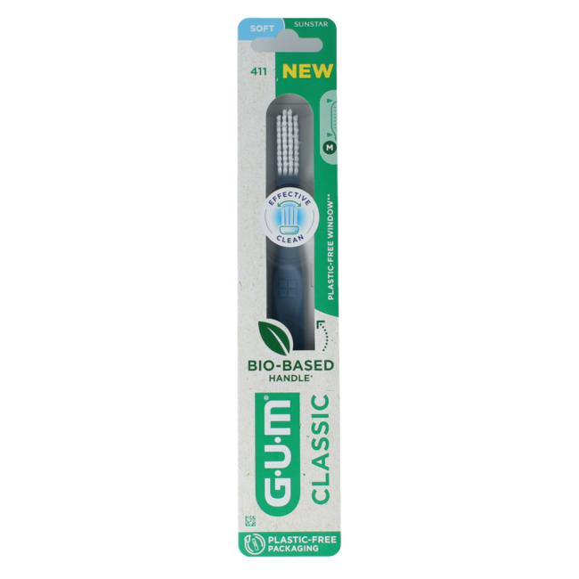 Brosse à dents classic souple grande tête 1 pièce