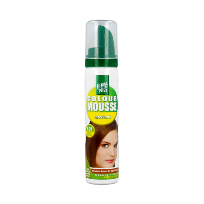 Henna Plus Mousse Colorante 6.35 Nocciola 75 Millilitri