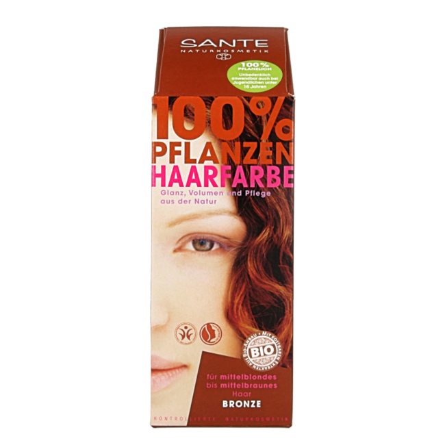 Tinte vegetal Sante marrón bronce BDIH 100 g