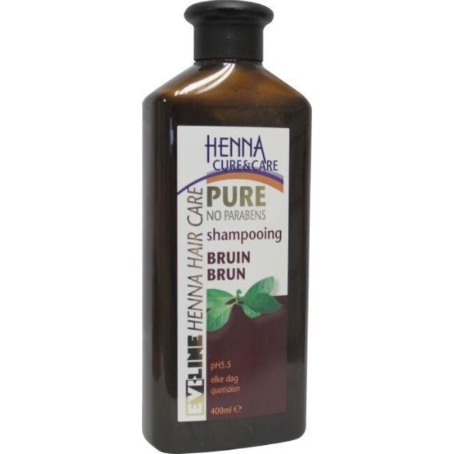 Henna Cure&Care Shampooing brun pur 400 Millilitres
