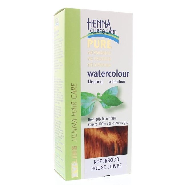 Henna Cure&Care Watercolour rojo cobrizo 5 g