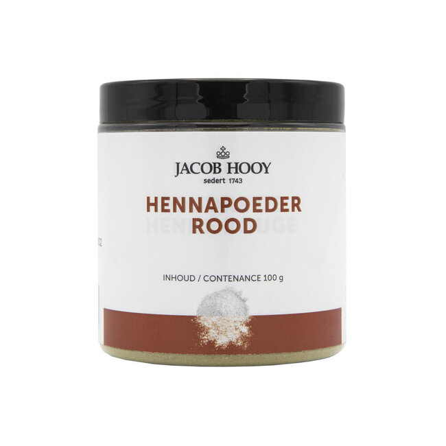 Red henna powder jar 100g