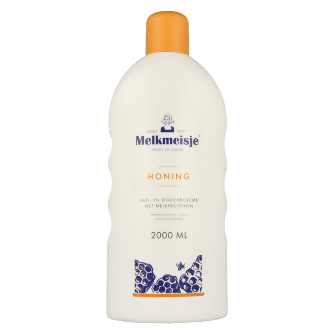 Melkmeisje Gel de baño y ducha con miel 2 litros