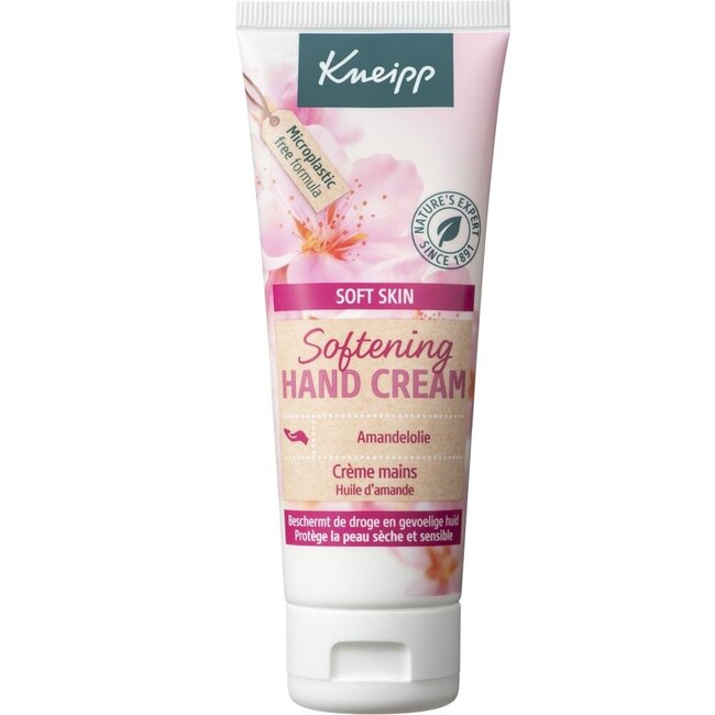 Crema mani ammorbidente Kneipp Soft Skin con olio di mandorle 75 Millilitri
