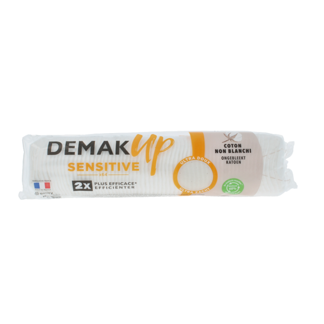 Demak Up Wattepads supersoft sensitive silk 64 Stück