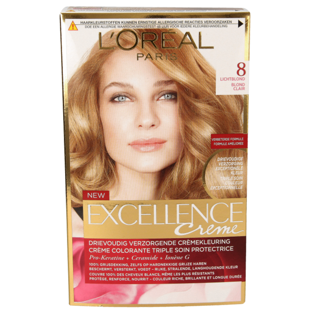 Excellence Excellence 8 Jasny Blond 1 Zestaw