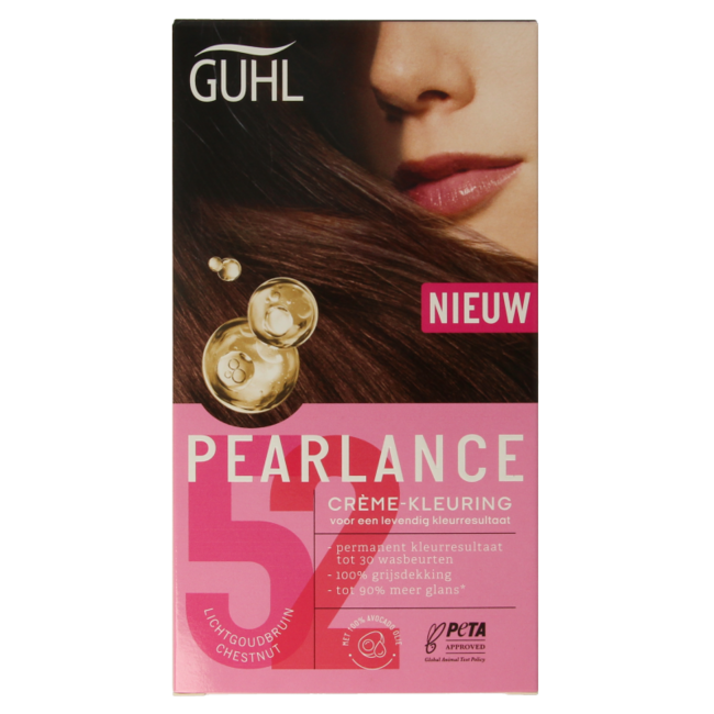 Guhl Pearlance Intensive Cream Colour 52 Light Golden Brown 1 Set