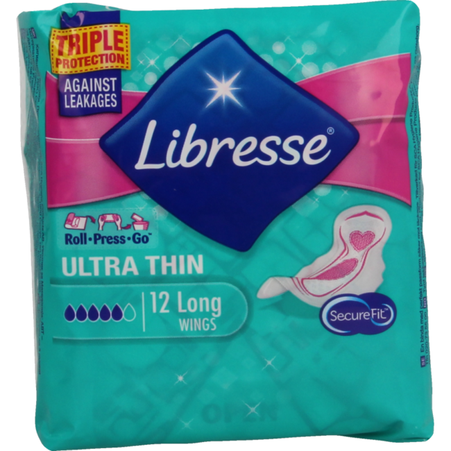 Libresse Ultra Long con alas 12 unidades