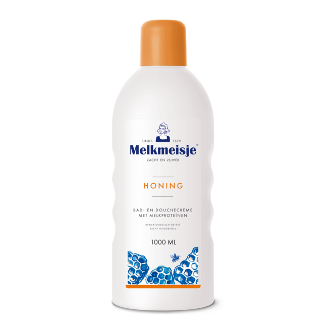 Melkmeisje Gel de baño y ducha con miel 1 litro