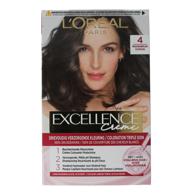 Excellence 4 Medium Brown 1 Set