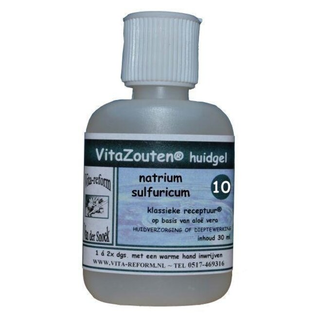 Gel cutaneo Vitazouten Natrium sulfuricum n. 10 da 30 Millilitri
