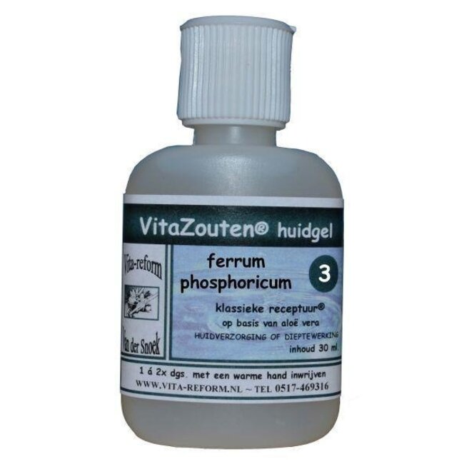 Vitazouten Ferrum phosphoricum Hautgel Nr. 03 30 Milliliter
