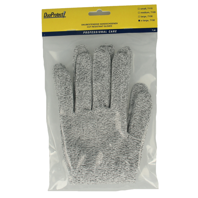 Rękawice Duoprotect odporne na przecięcia, rozmiar XL, 1 para