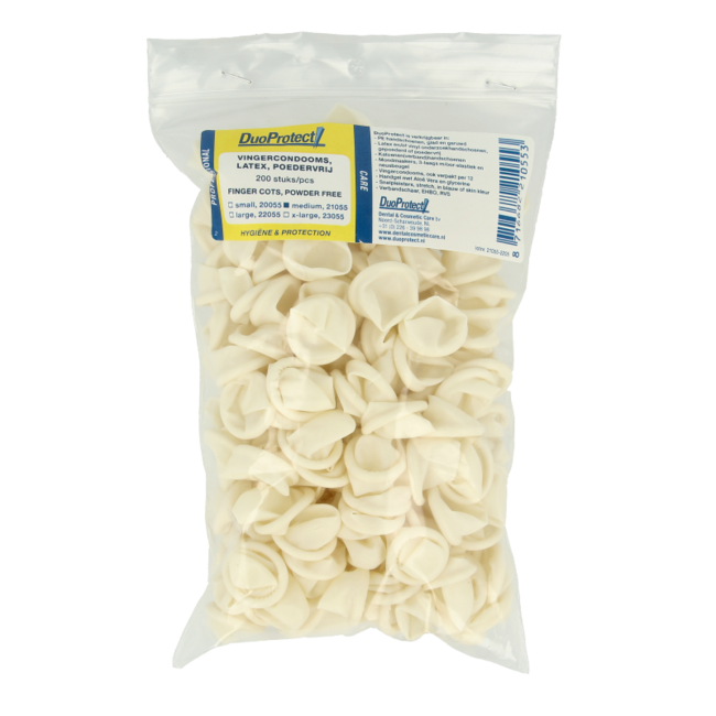 Doigtier Duoprotect taille M, 200 pièces