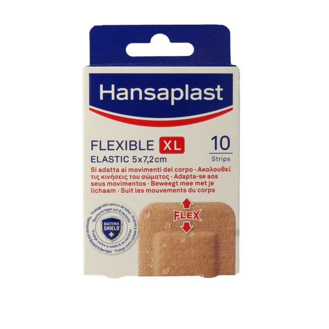 Hansaplast Flexible XL 5 x 7.2cm 10 Pezzi