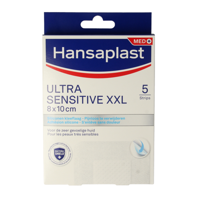 Hansaplast Pflaster Ultra Sensitive XXL, 5 Stück