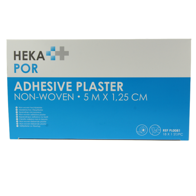 Non-woven hechtpleister ring 5 x 1.25 18 Stuks