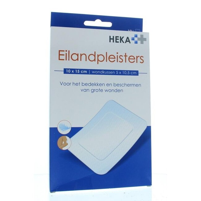 Plaster wyspowy 10 x 15 cm sterylny 10 sztuk