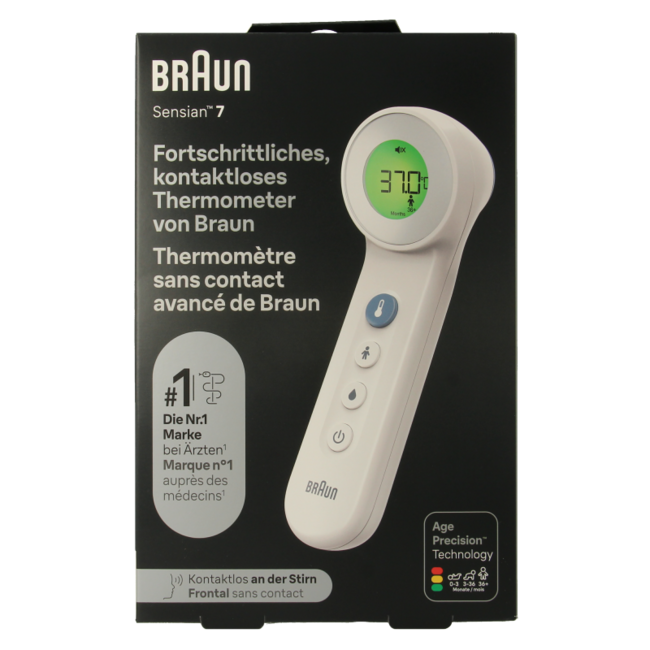 Braun Forehead Thermometer BNT 400WE 1 Piece