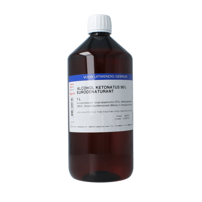 Alcool cétone 96% v/v 1 Litre