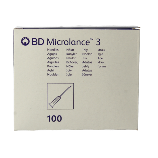 Ago per iniezione Becton B/D Microlance 0.80 x 40, 100 Pezzi