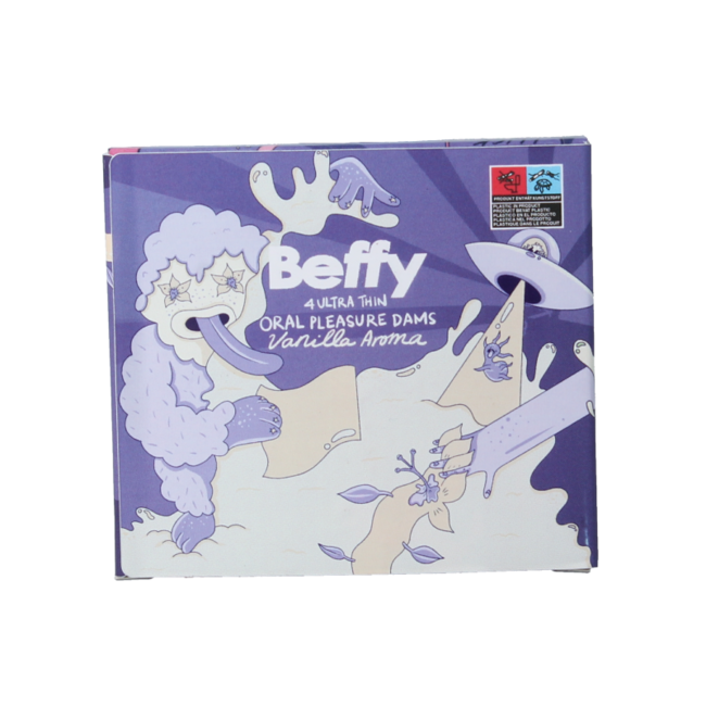 Beffy Lecktücher 4 Vanille 4 Stück