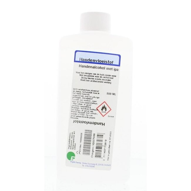 Alkohol do rąk Orphi z IPA 500 mililitrów
