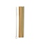 Bamboo straws + brush 4 pack