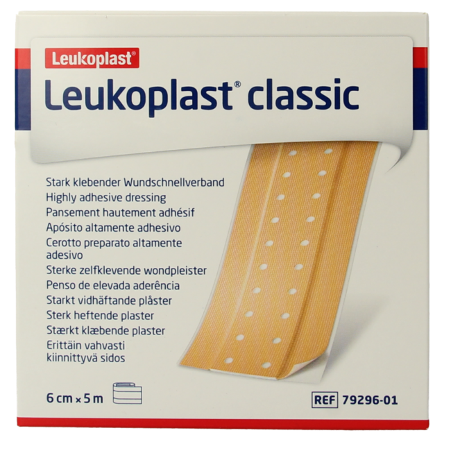 Leukoplast Classic 5m x 6cm 1 sztuka