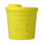 Contenitore per aghi Uson Plast 1,5 litri giallo in plastica riciclata 1500 Millilitri