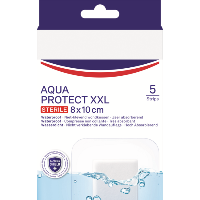Hansaplast Aqua protect antibacterieel XXL 5 Stuks