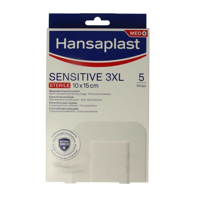 Hansaplast Pansements Sensitive 3XL 5 Pièces