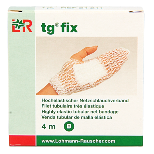 TG Fix B Rete Elastica 4 metri per Dita/Mani/Piedi, 1 Pezzo