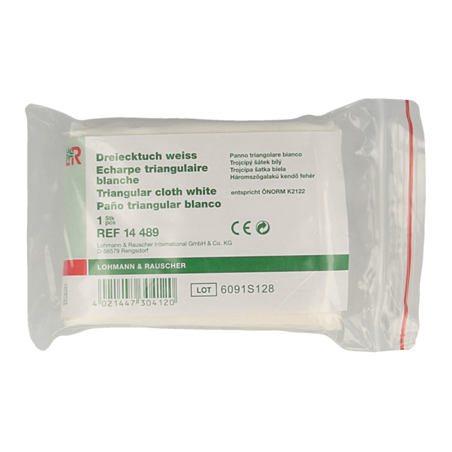 Lohmann&Rauscher Écharpe de bras blanche universelle viscose 1 pièce
