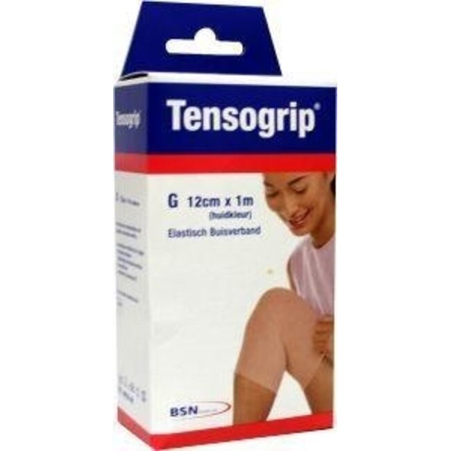 Tensogrip Elastic Tubular Bandage Size G 1m x 12cm Beige 1 Piece