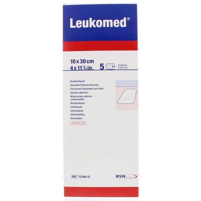 Opatrunek na rany 10.0 x 30 cm sterylny, 5 sztuk