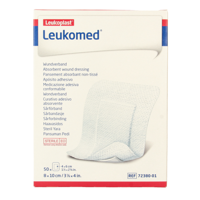 Leukomed Wundverband 8.0 x 10 cm steril, 50 Stück