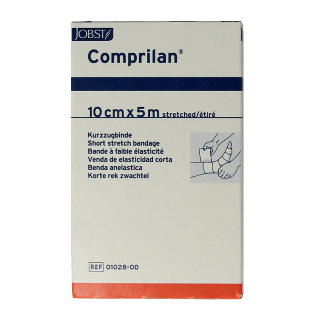 Comprilan Bande à allongement court 5 m x 10 cm 1 pièce