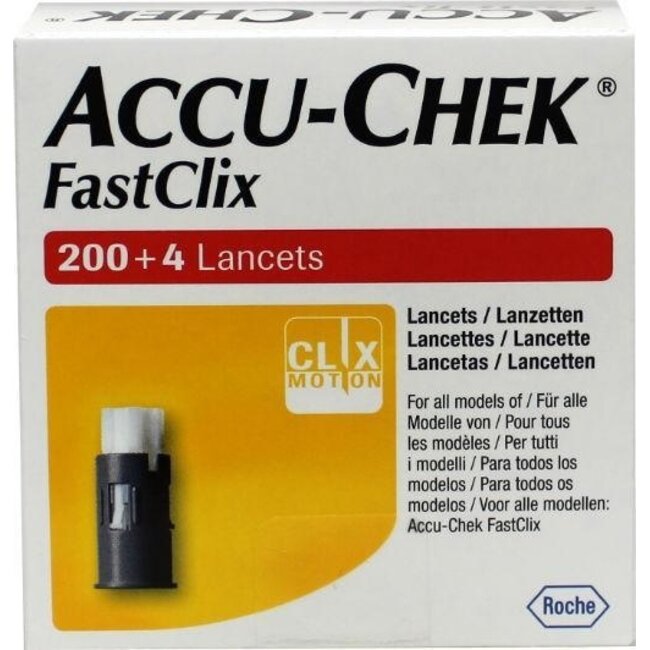 Pungidito Accu-Chek Fastclix 204 Pezzi