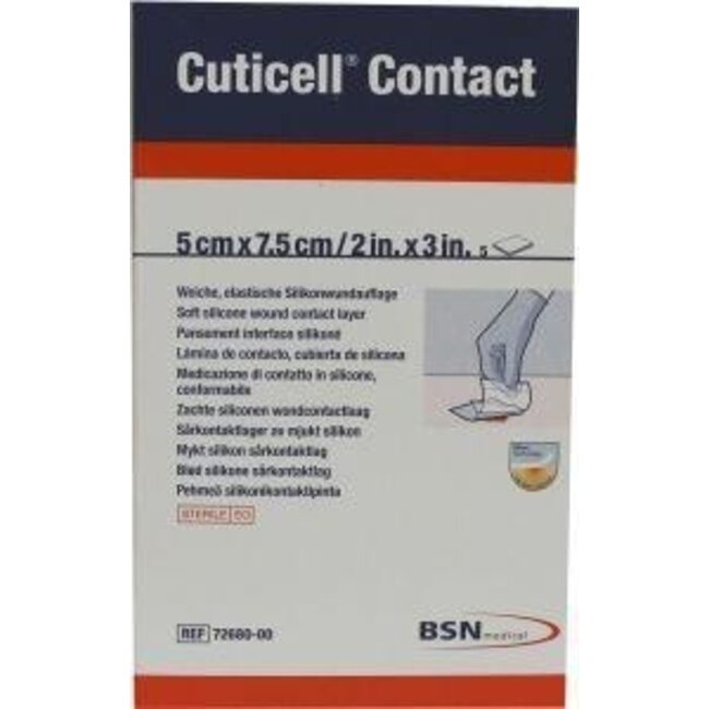 Cuticell Contact 5 cm x 7,5 cm, 5 Stück